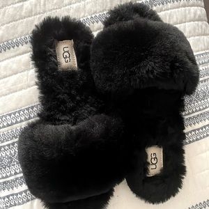 UGG fluff sheepskin slippers